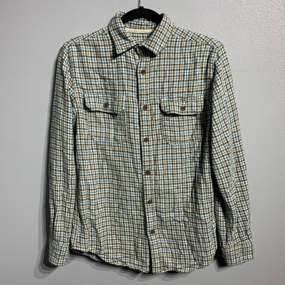 Flannel Button-up Pocket Shirt